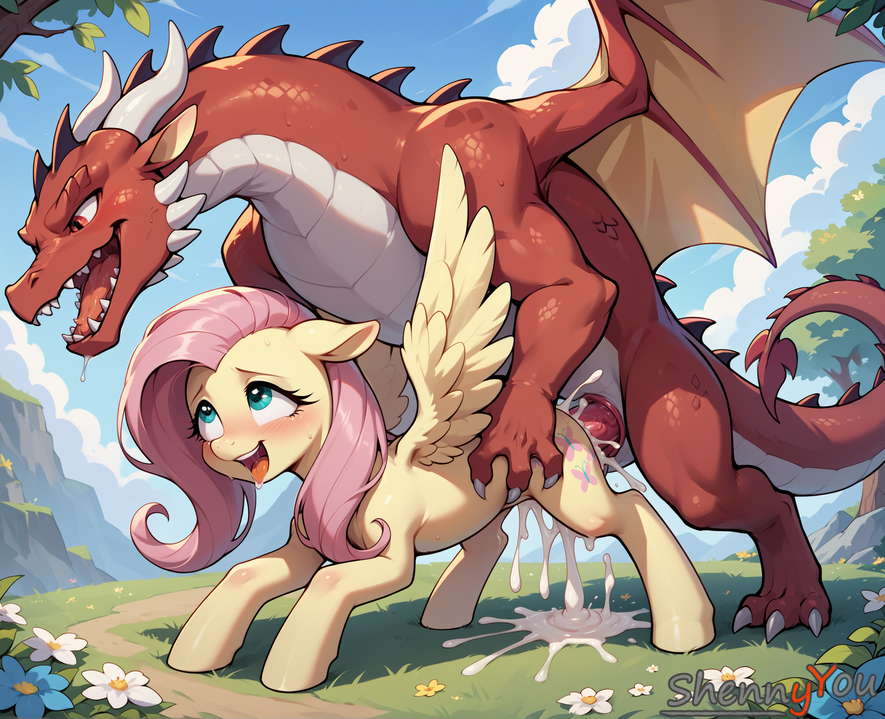 Fluttershy (Mlp) Rule 34 Image