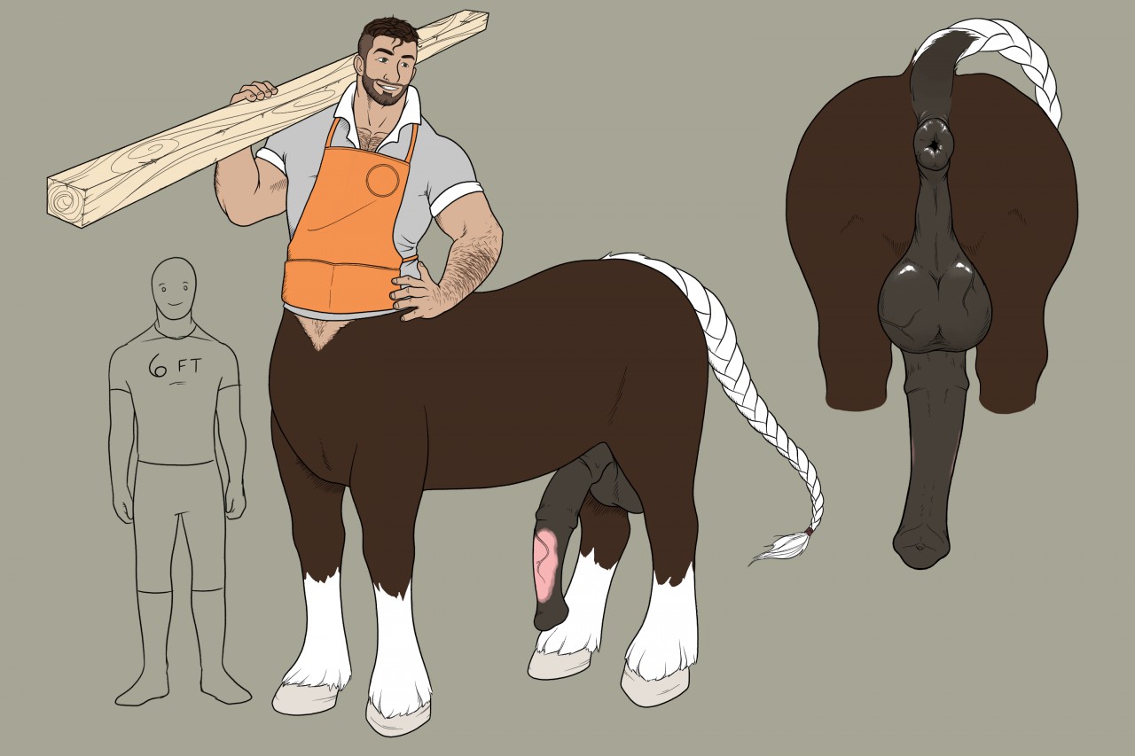 Animal Genitalia On Humanoid Rule 34 Image