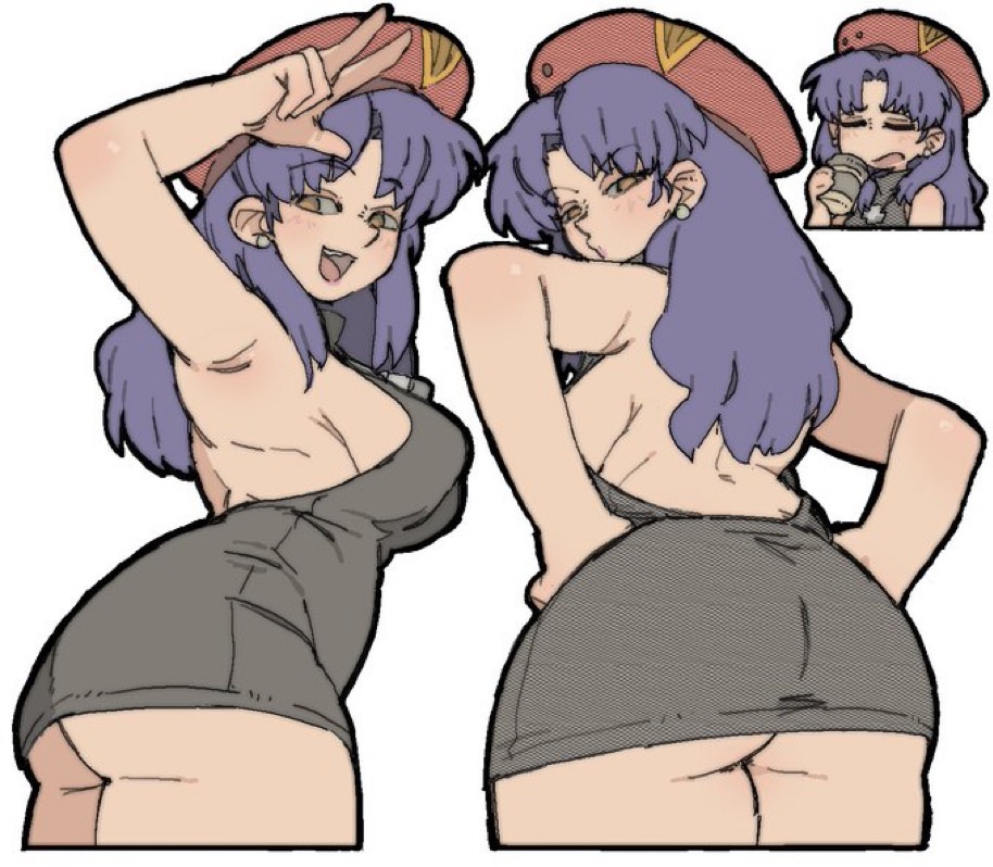 Misato Katsuragi (Neon Genesis Evangelion) Rule 34 Image