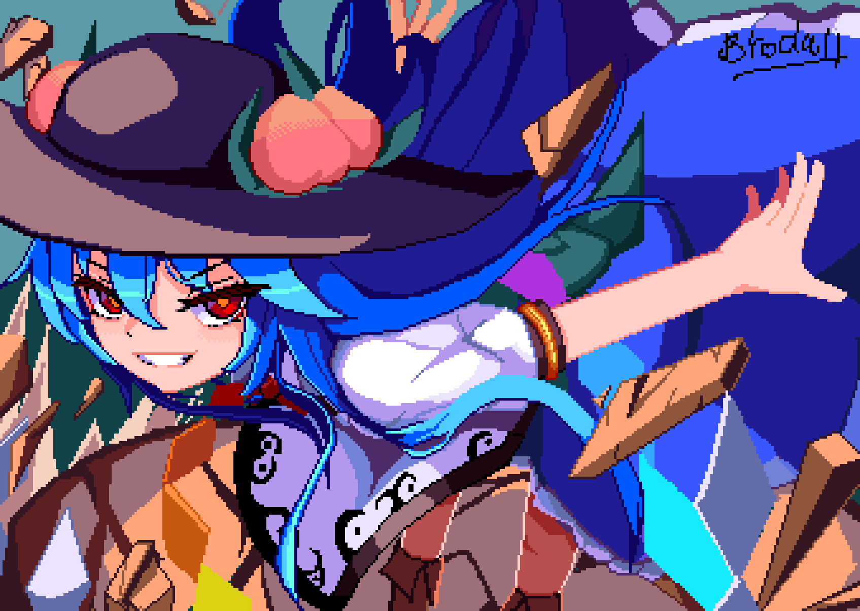 Hinanawi Tenshi (Touhou) Rule 34 Image