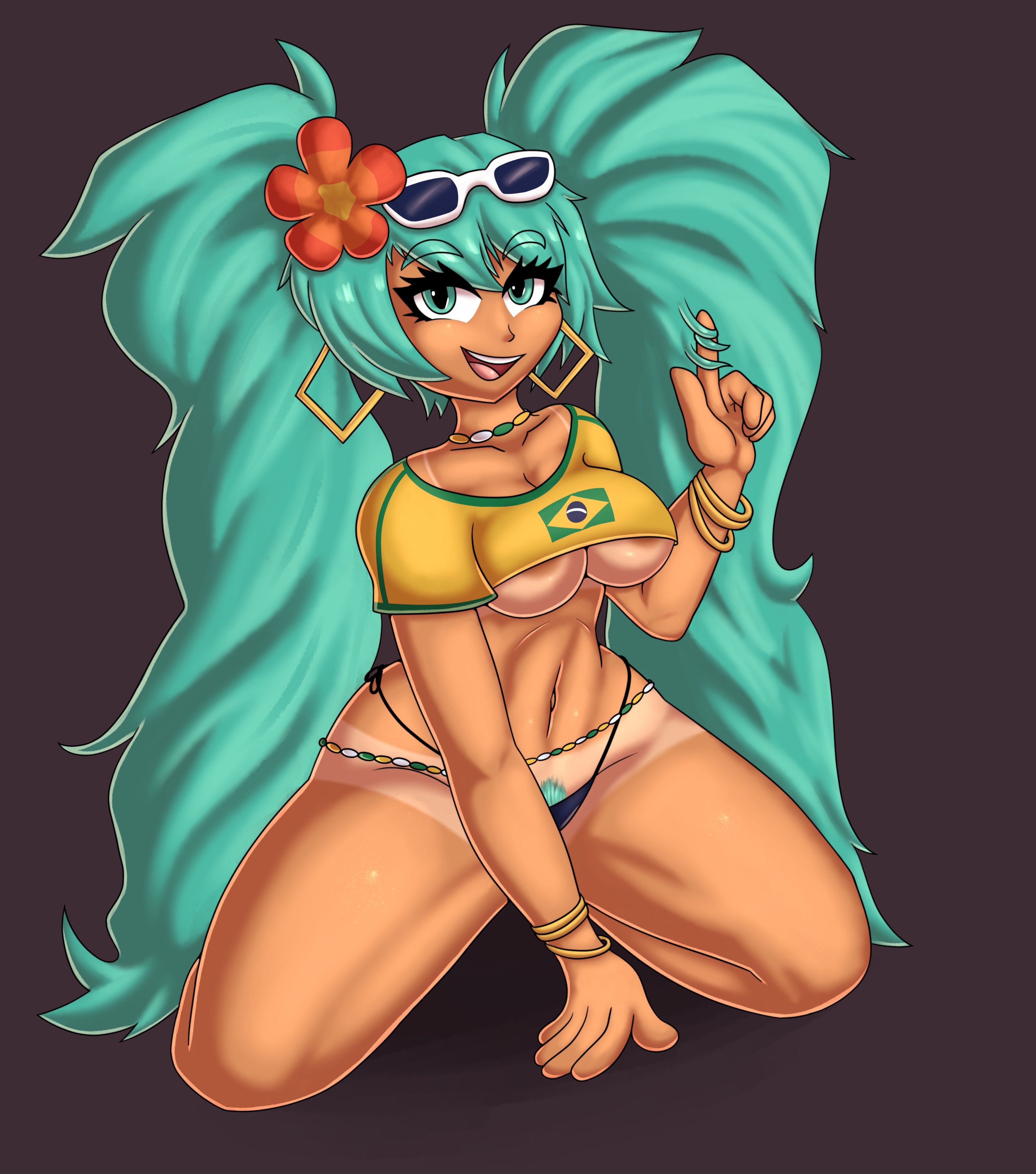 Brazilian Miku (Vocaloid) Rule 34 Image
