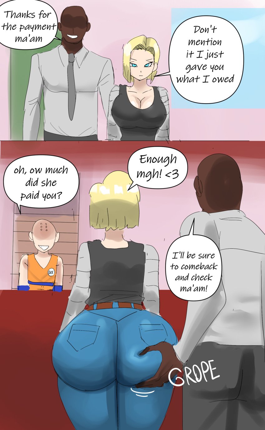 Android 18 (Dragon Ball) Rule 34 Image
