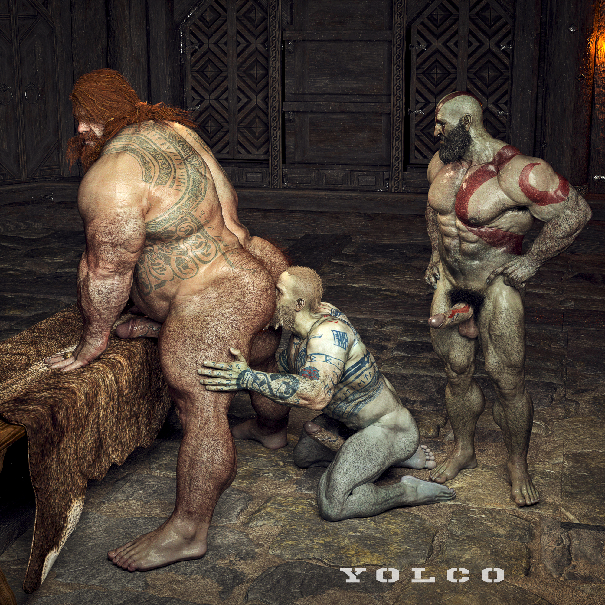 Baldur (God Of War) Rule 34 Image