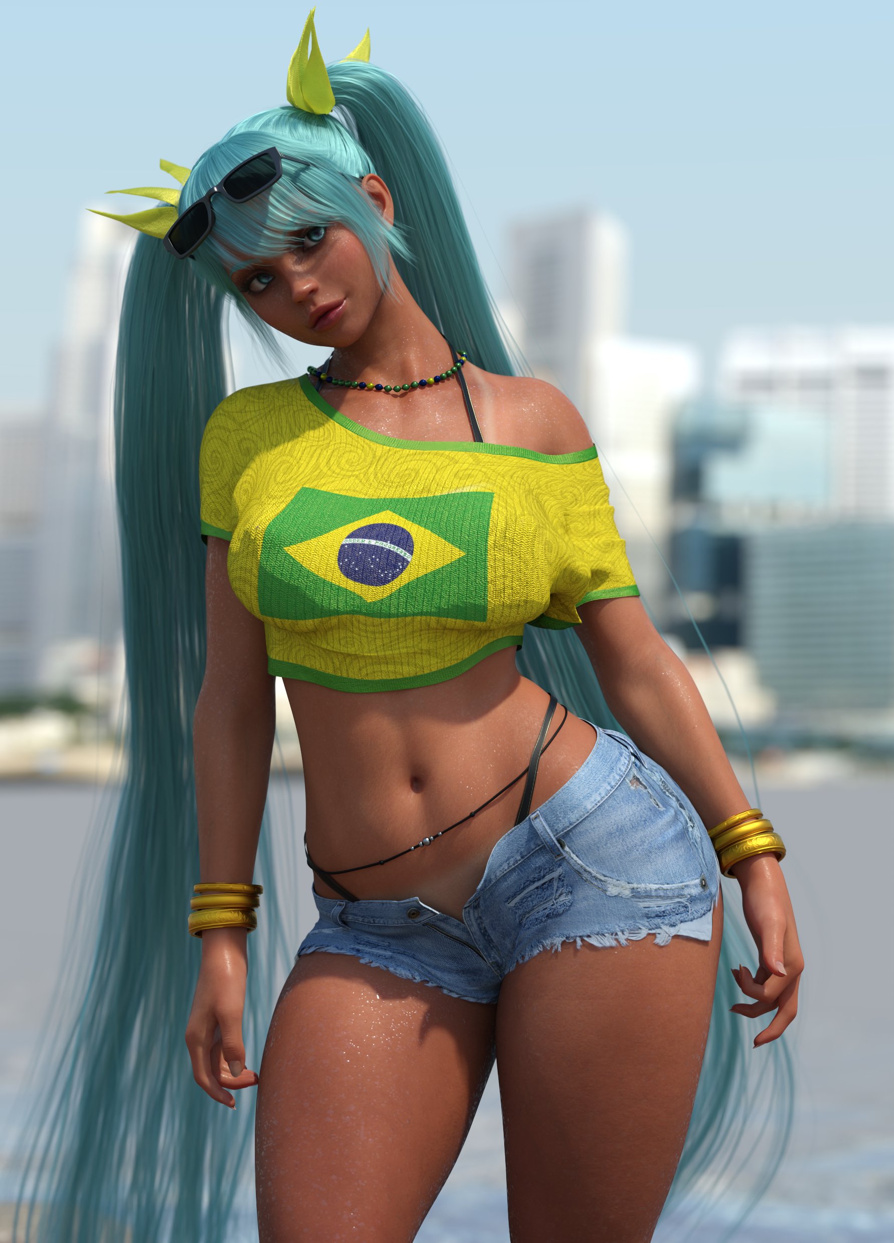 Brazilian Miku (Vocaloid) Rule 34 Image
