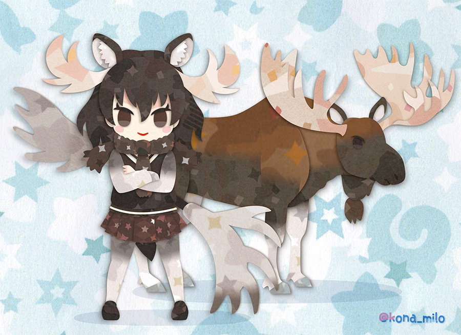Moose (Kemono Friends) Rule 34 Image