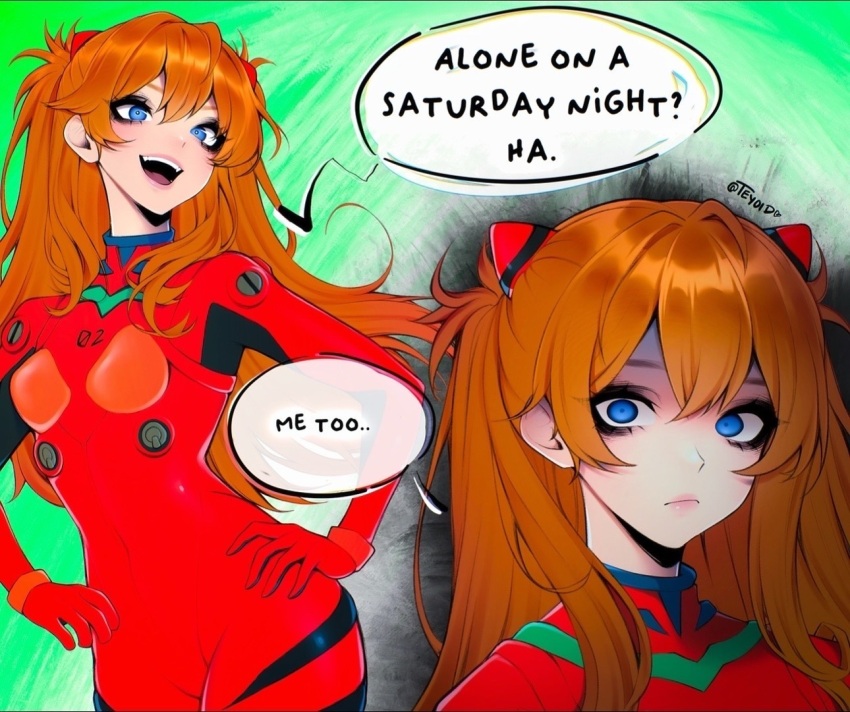 Souryuu Asuka Langley (Neon Genesis Evangelion) Rule 34 Image