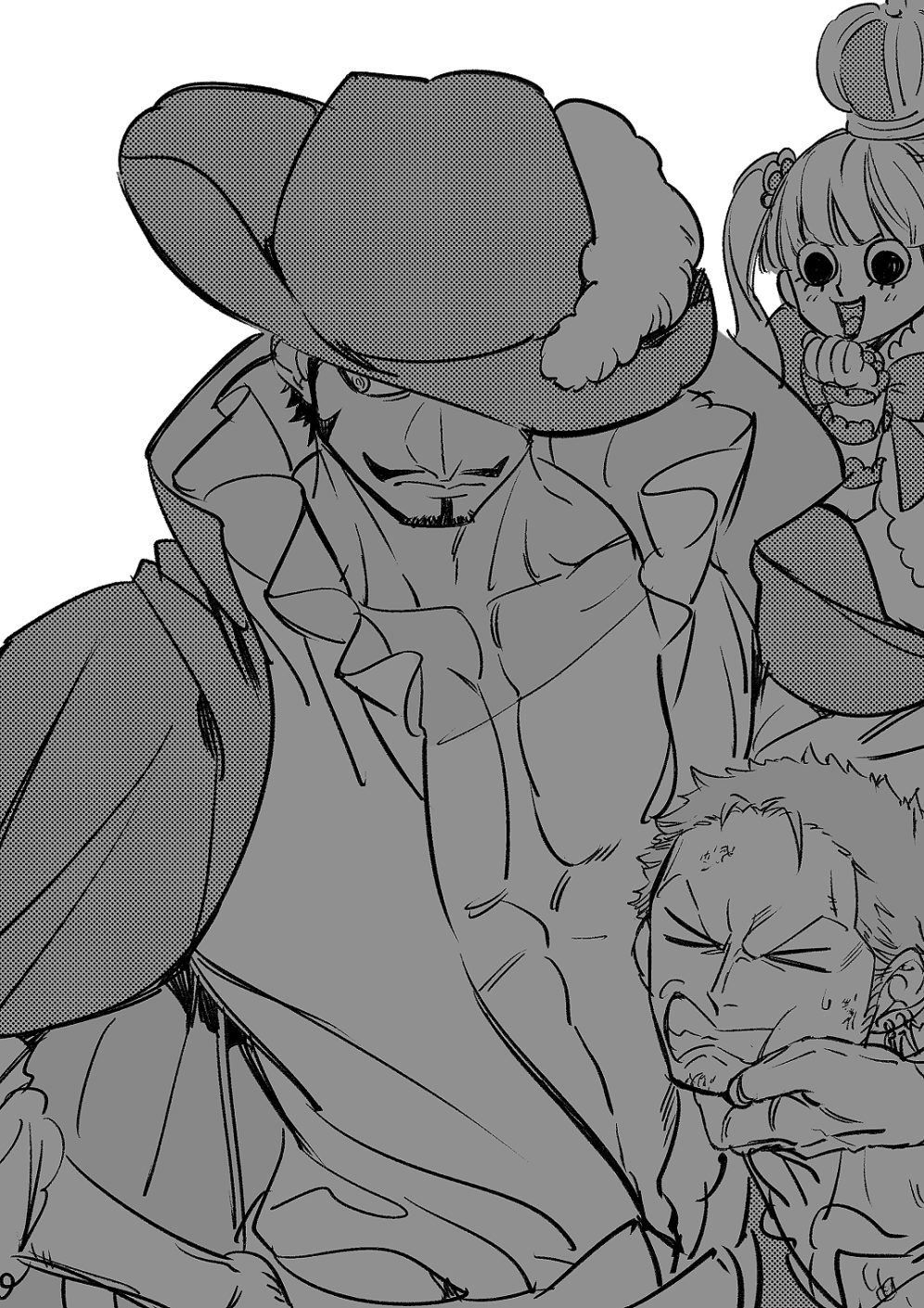 Dracule Mihawk (One Piece) Rule 34 Image