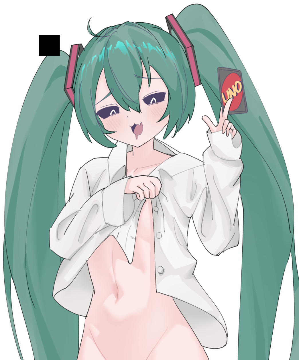 Hatsune Miku (Mimukauwa Nice Try (Vocaloid)) Rule 34 Image