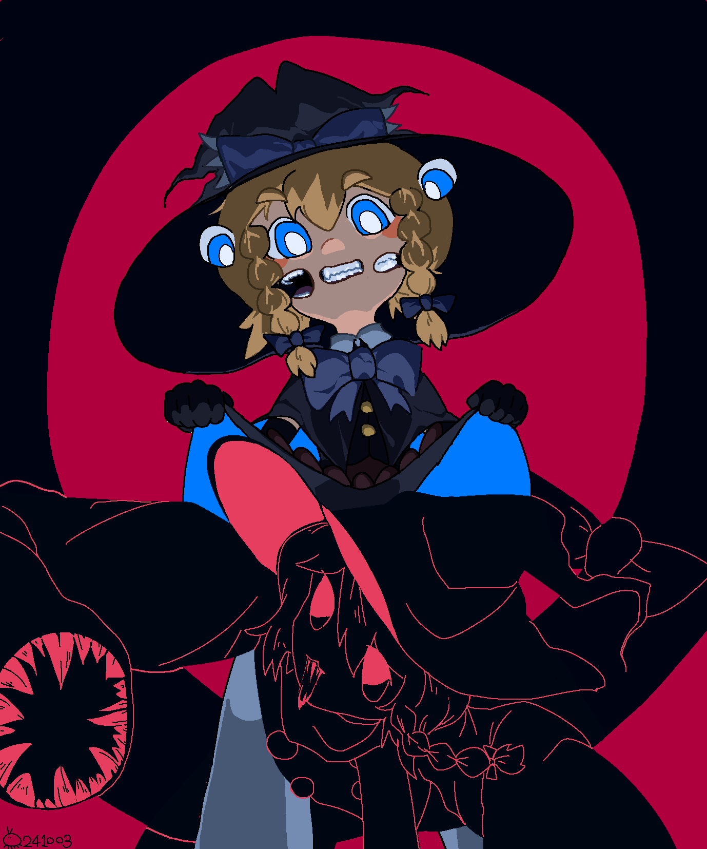 Kirisame Marisa (Cookie (Touhou)) Rule 34 Image