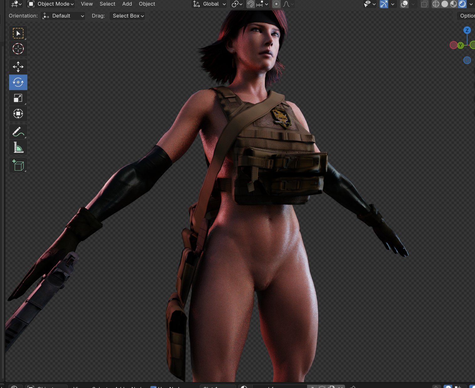 Meryl Silverburgh (Metal Gear) Rule 34 Image