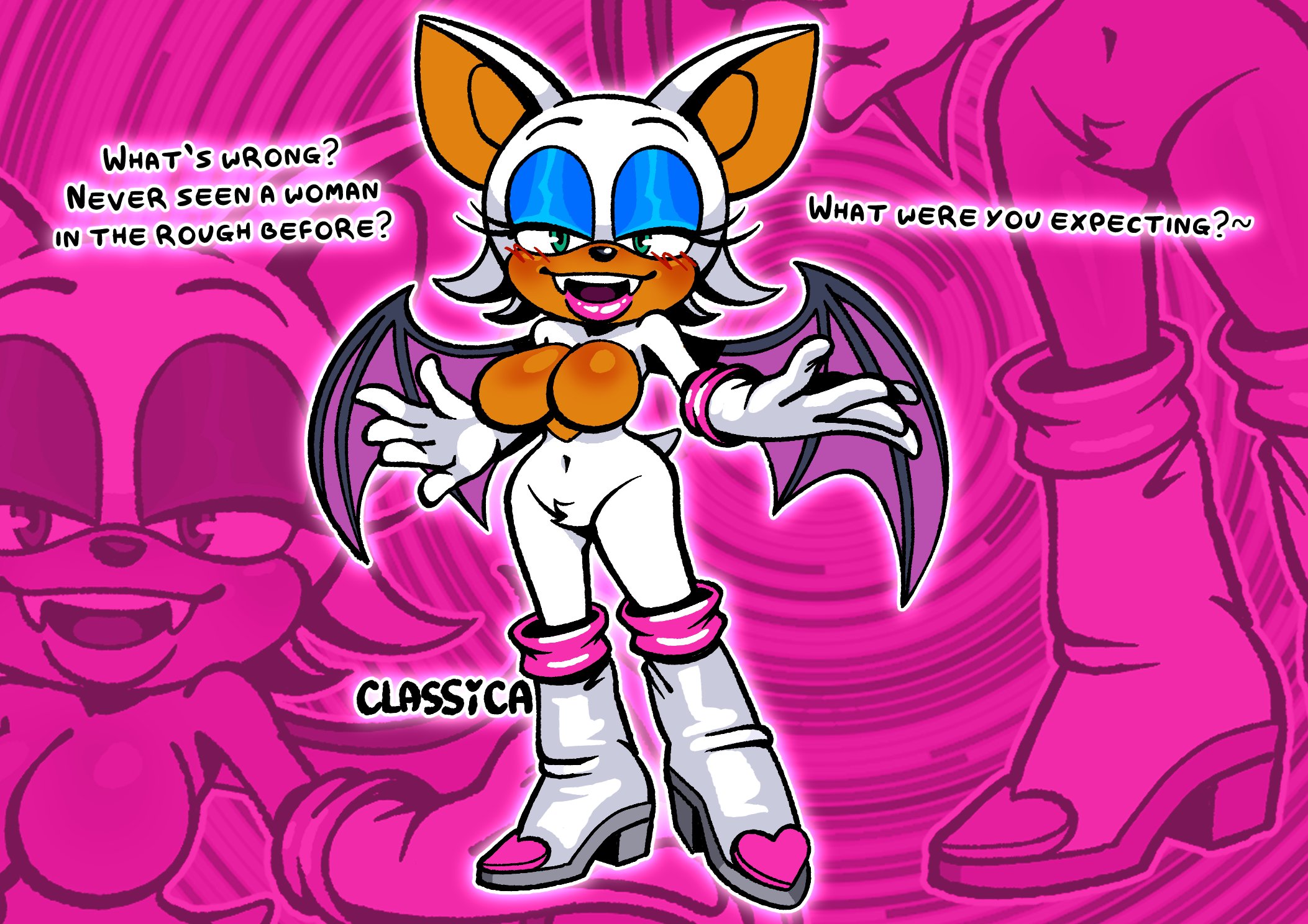 Rouge The Bat (Sega) Rule 34 Image