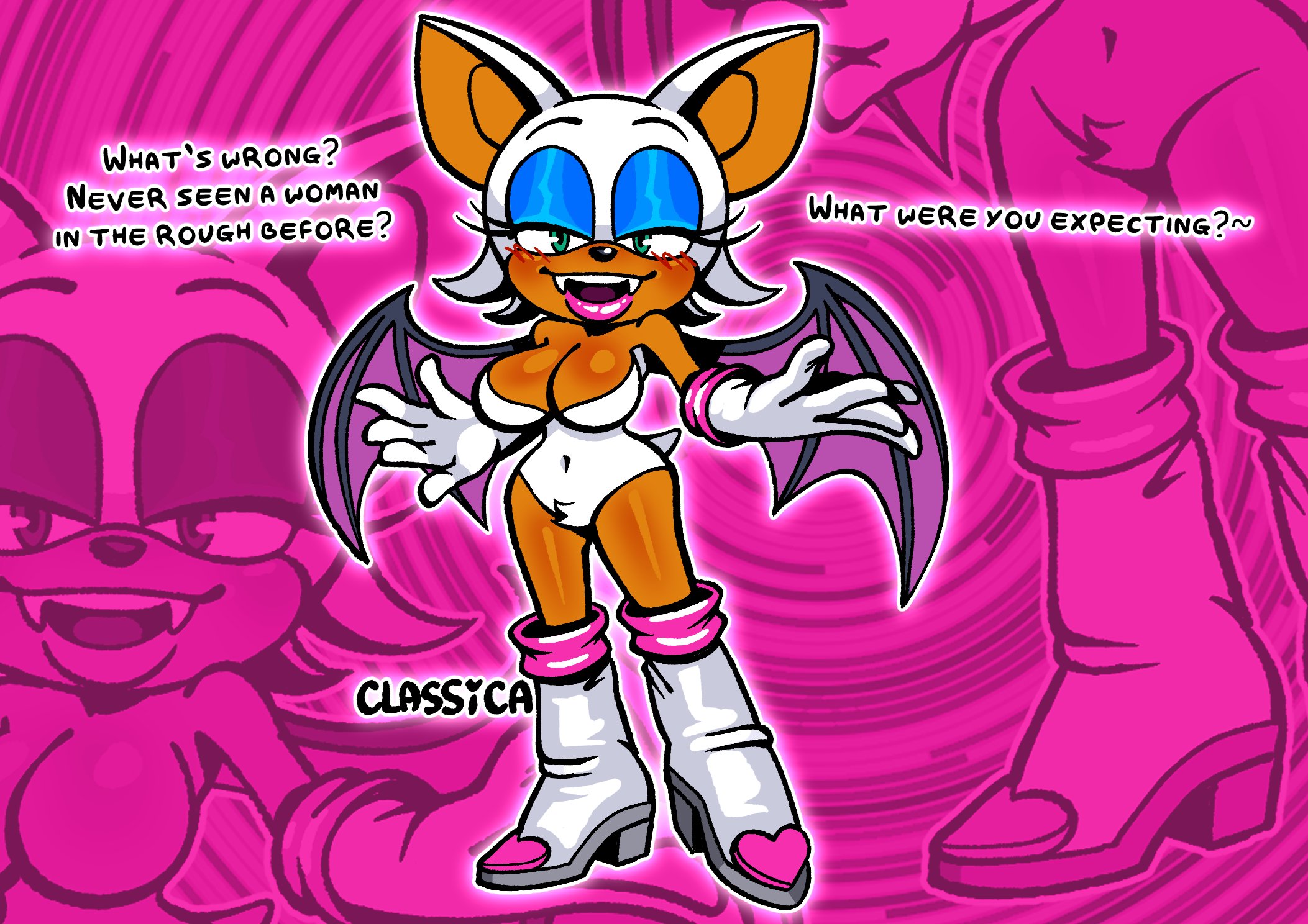 Rouge The Bat (Sega) Rule 34 Image