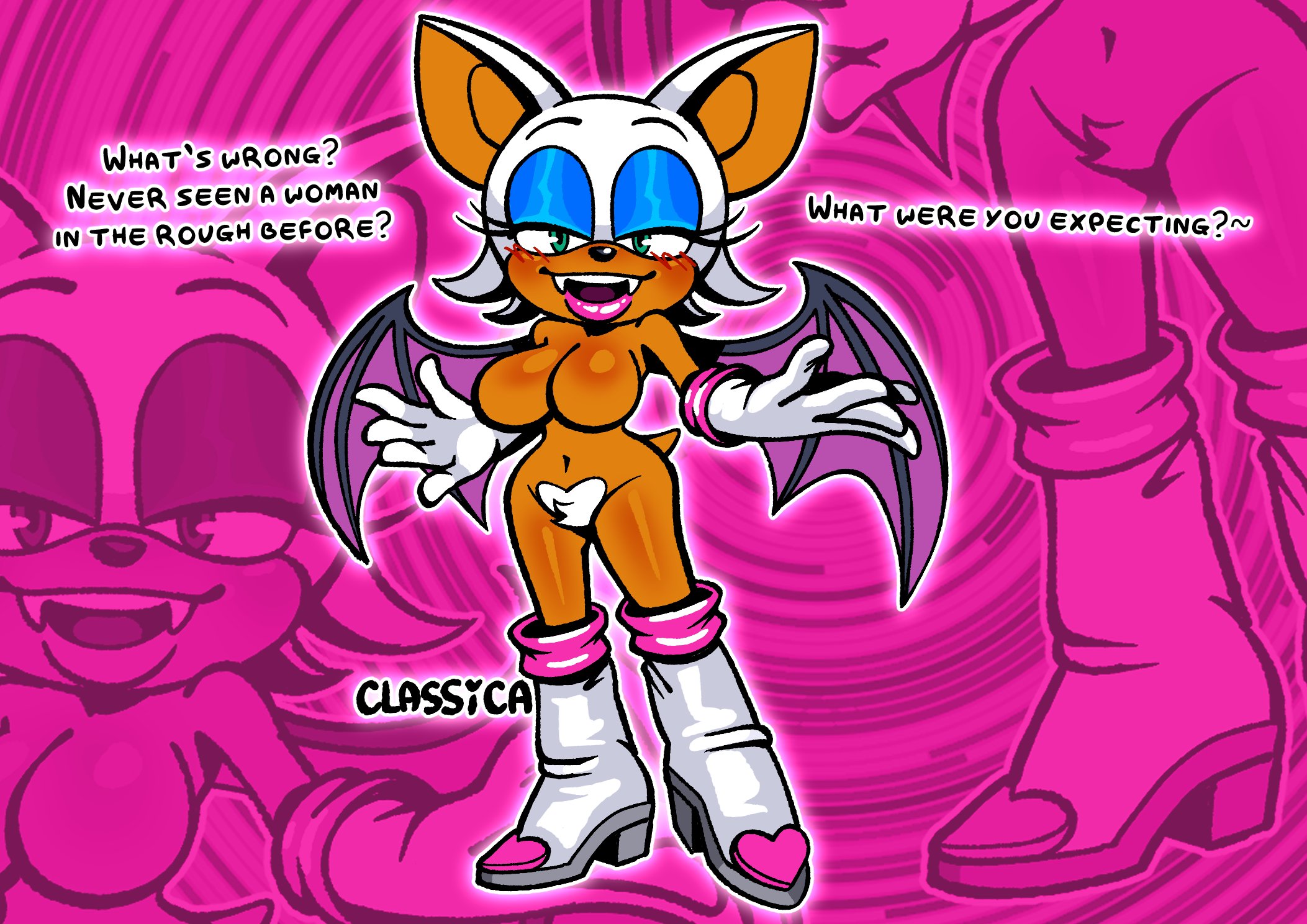 Rouge The Bat (Sega) Rule 34 Image