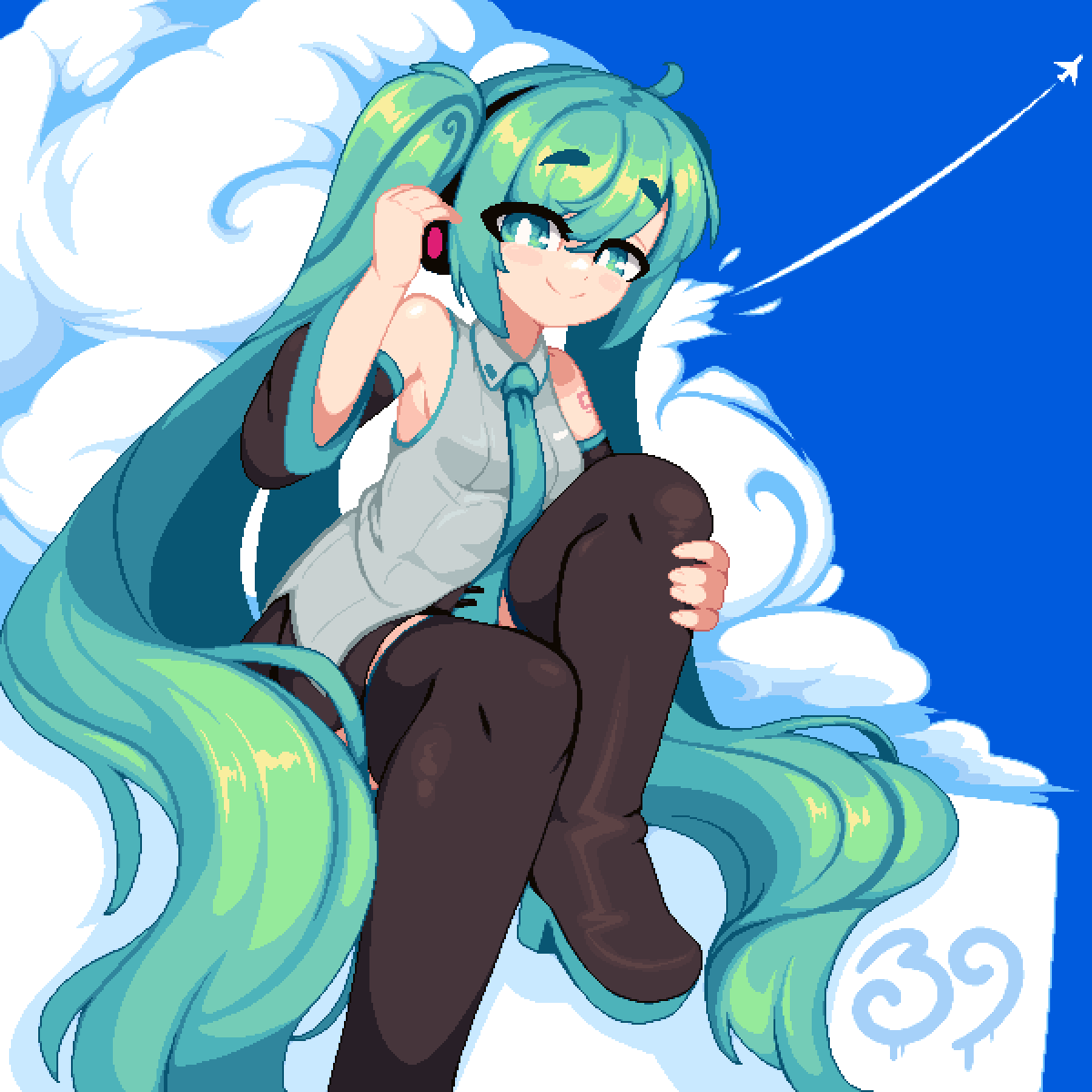 Hatsune Miku (Vocaloid) Rule 34 Image