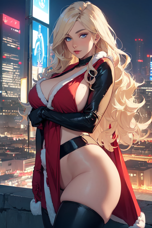 Black Canary (Christmas) Rule 34 Image