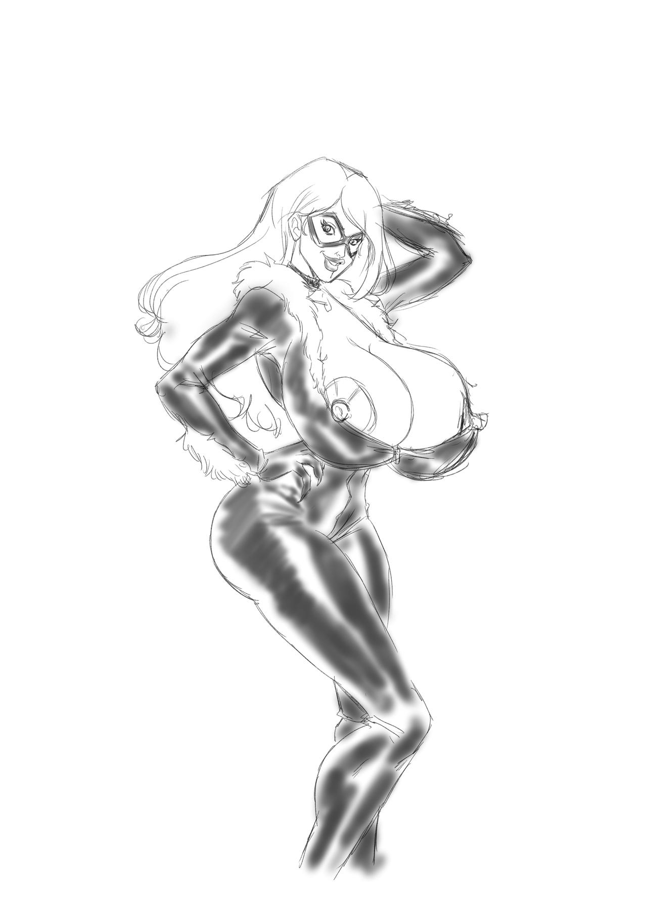Black Cat (Marvel) Rule 34 Image
