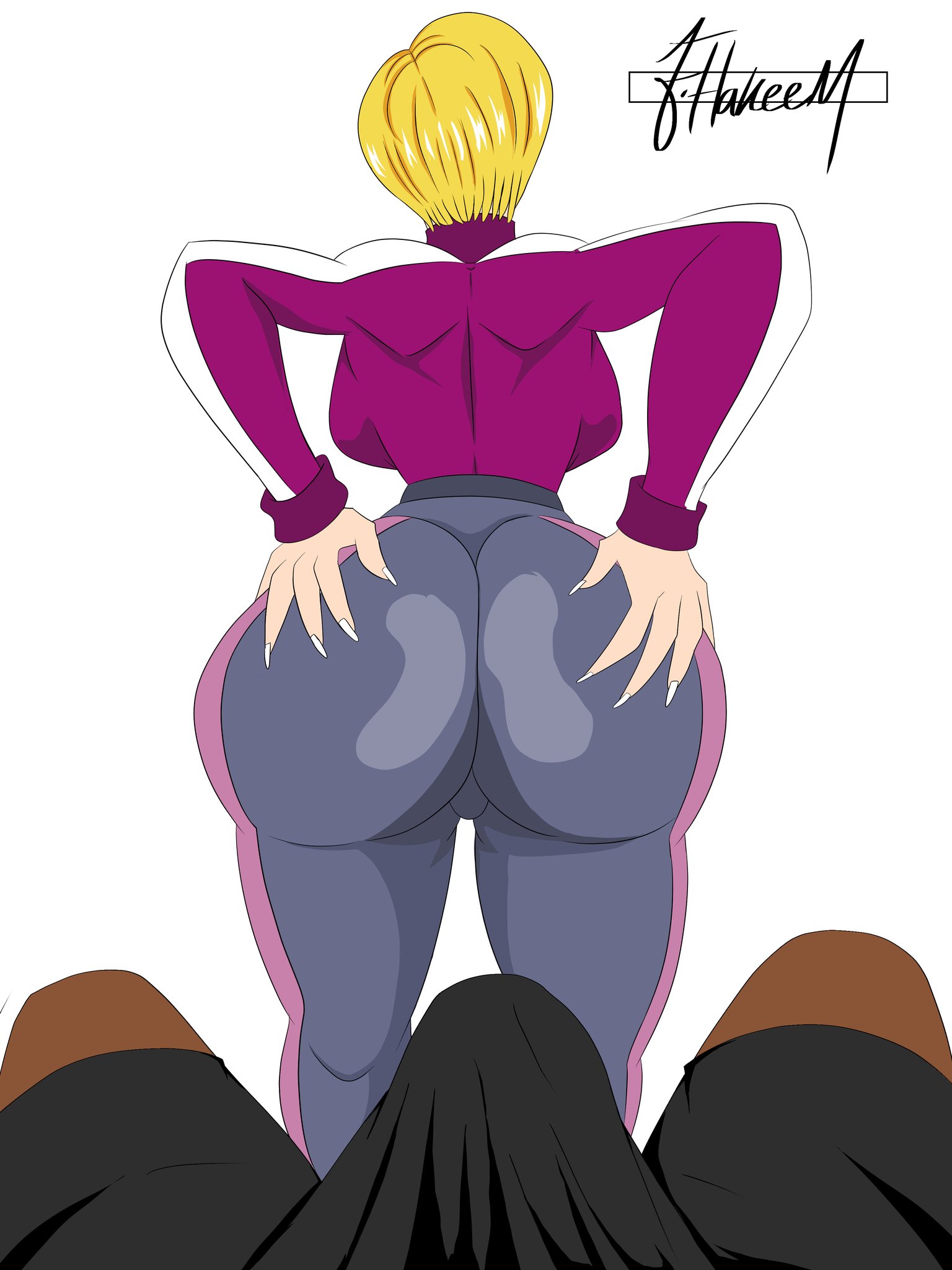 Android 18 (Dragon Ball) Rule 34 Image