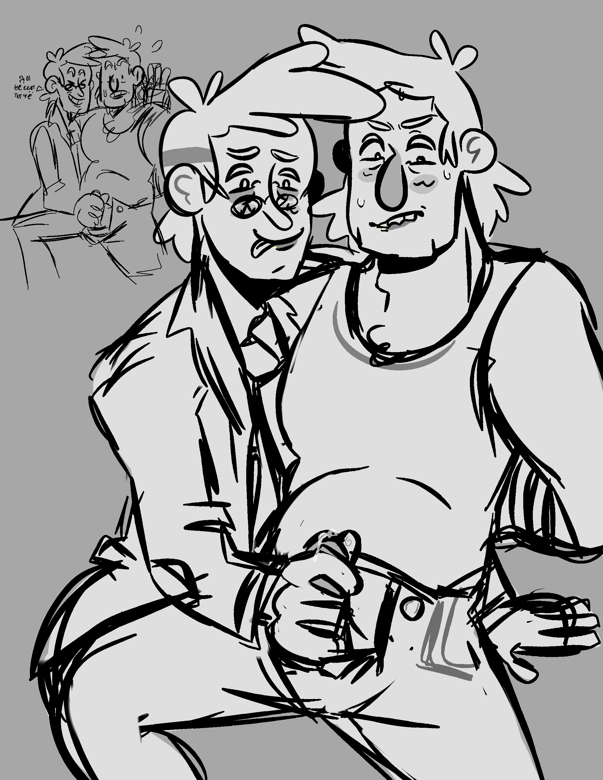 Fiddleford Mcgucket (Gravity Falls) Rule 34 Image