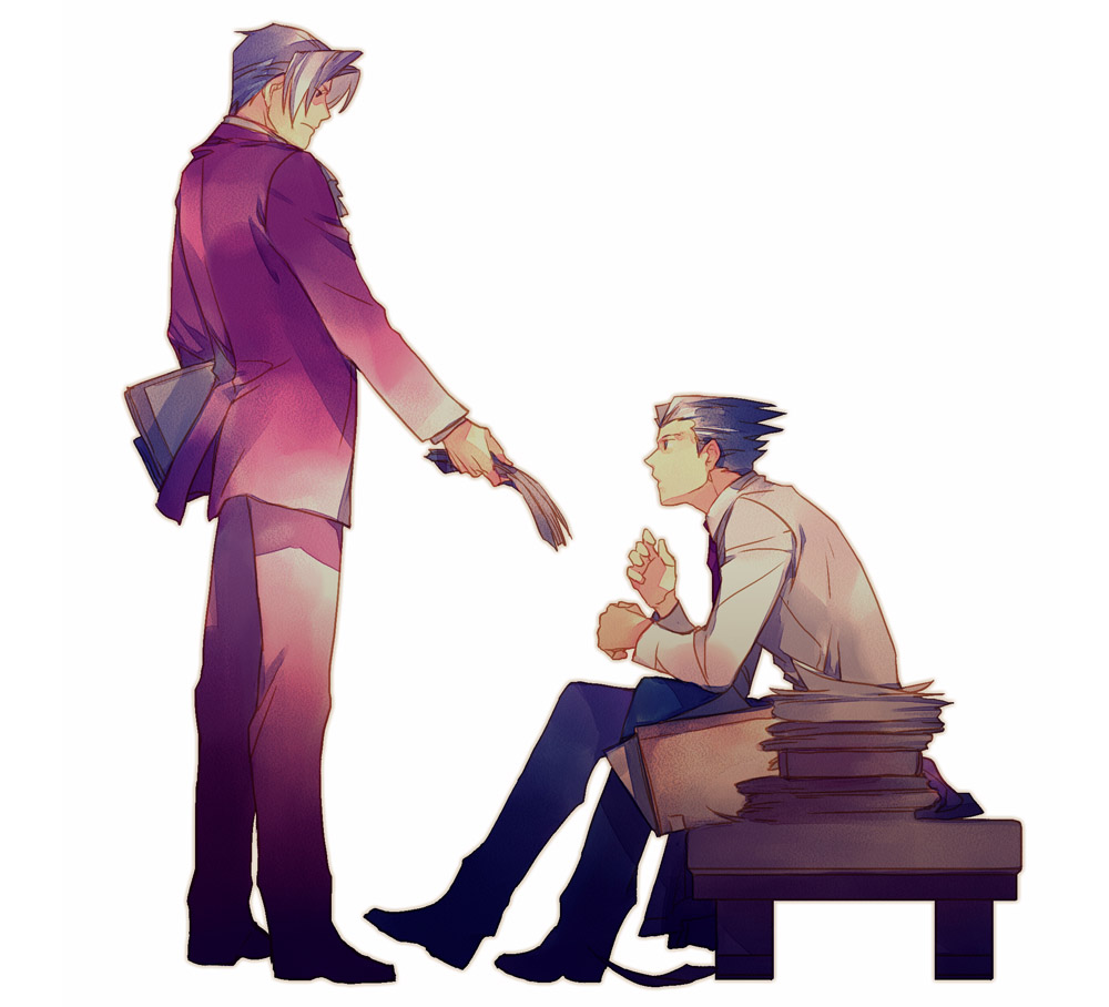 Miles Edgeworth (Ace Attorney) Rule 34 Image