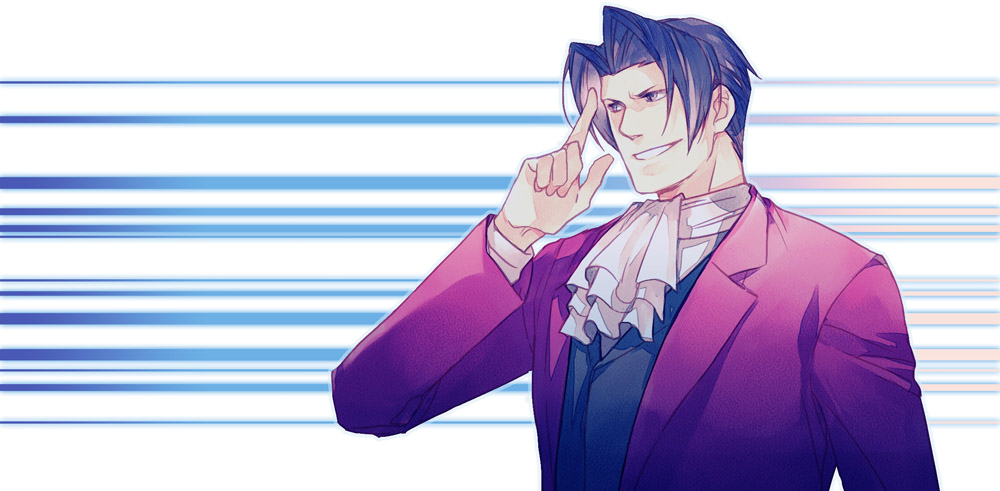 Miles Edgeworth (Ace Attorney) Rule 34 Image