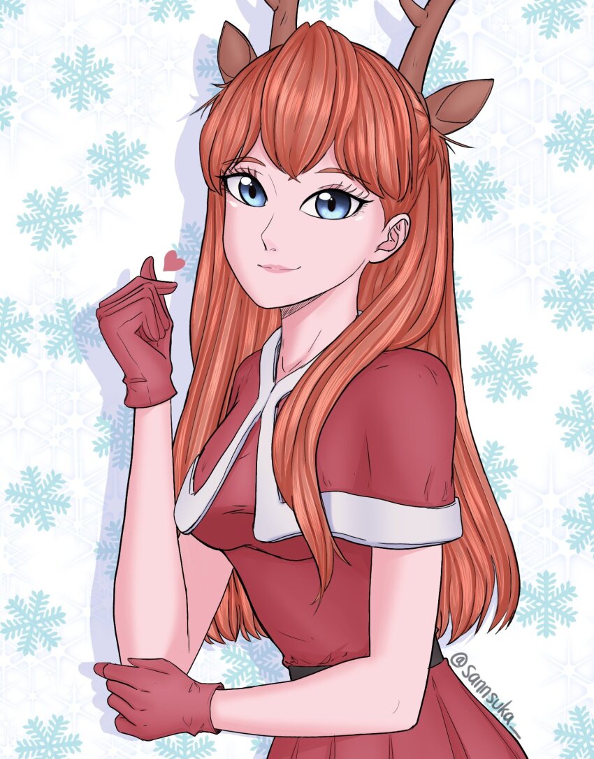 Souryuu Asuka Langley (Christmas) Rule 34 Image