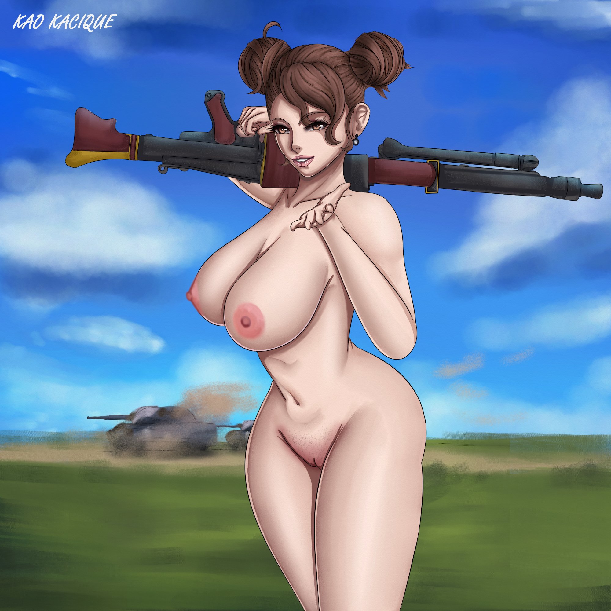 Brigitte Stark (Valkyria Chronicles) Rule 34 Image
