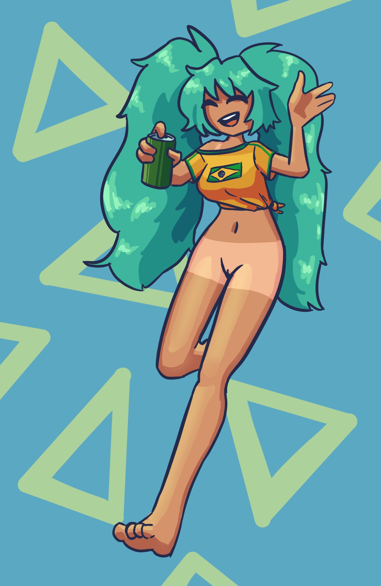 Brazilian Miku (Vocaloid) Rule 34 Image