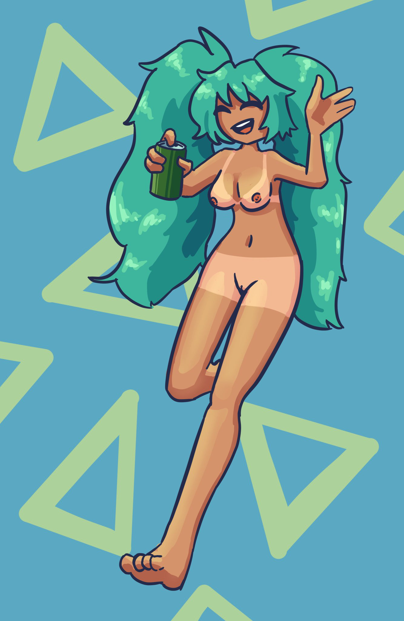 Brazilian Miku (Vocaloid) Rule 34 Image