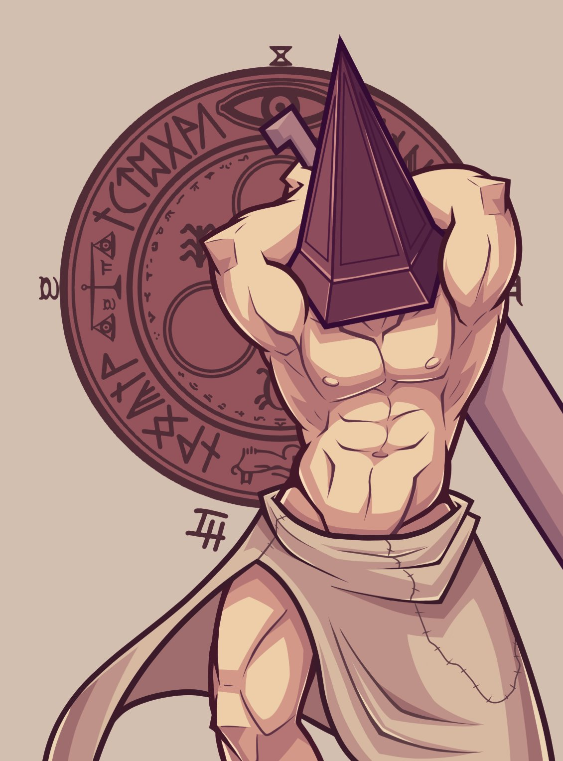 Pyramid Head (Silent Hill) Rule 34 Image