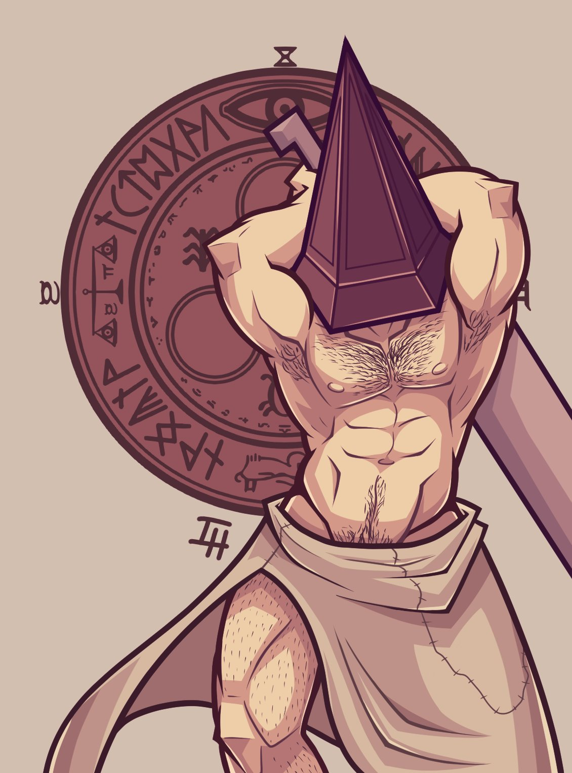 Pyramid Head (Silent Hill) Rule 34 Image