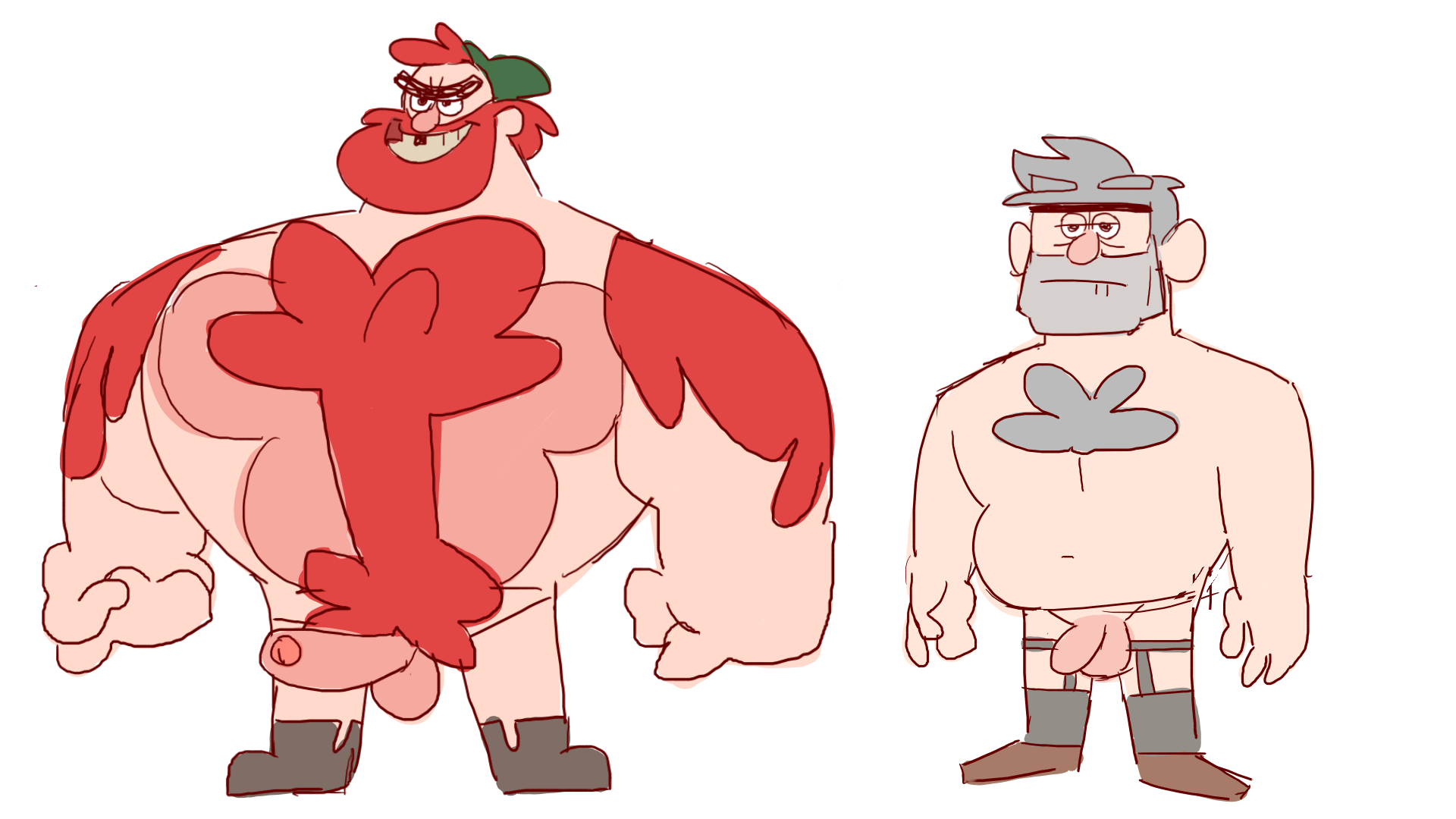 Manly Dan (Gravity Falls) Rule 34 Image