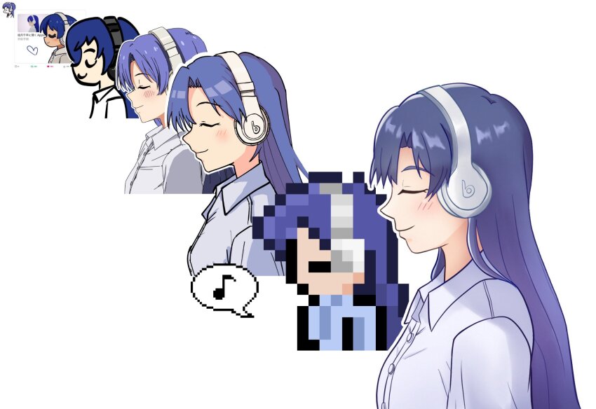 Kisaragi Chihaya (Idolmaster) Rule 34 Image