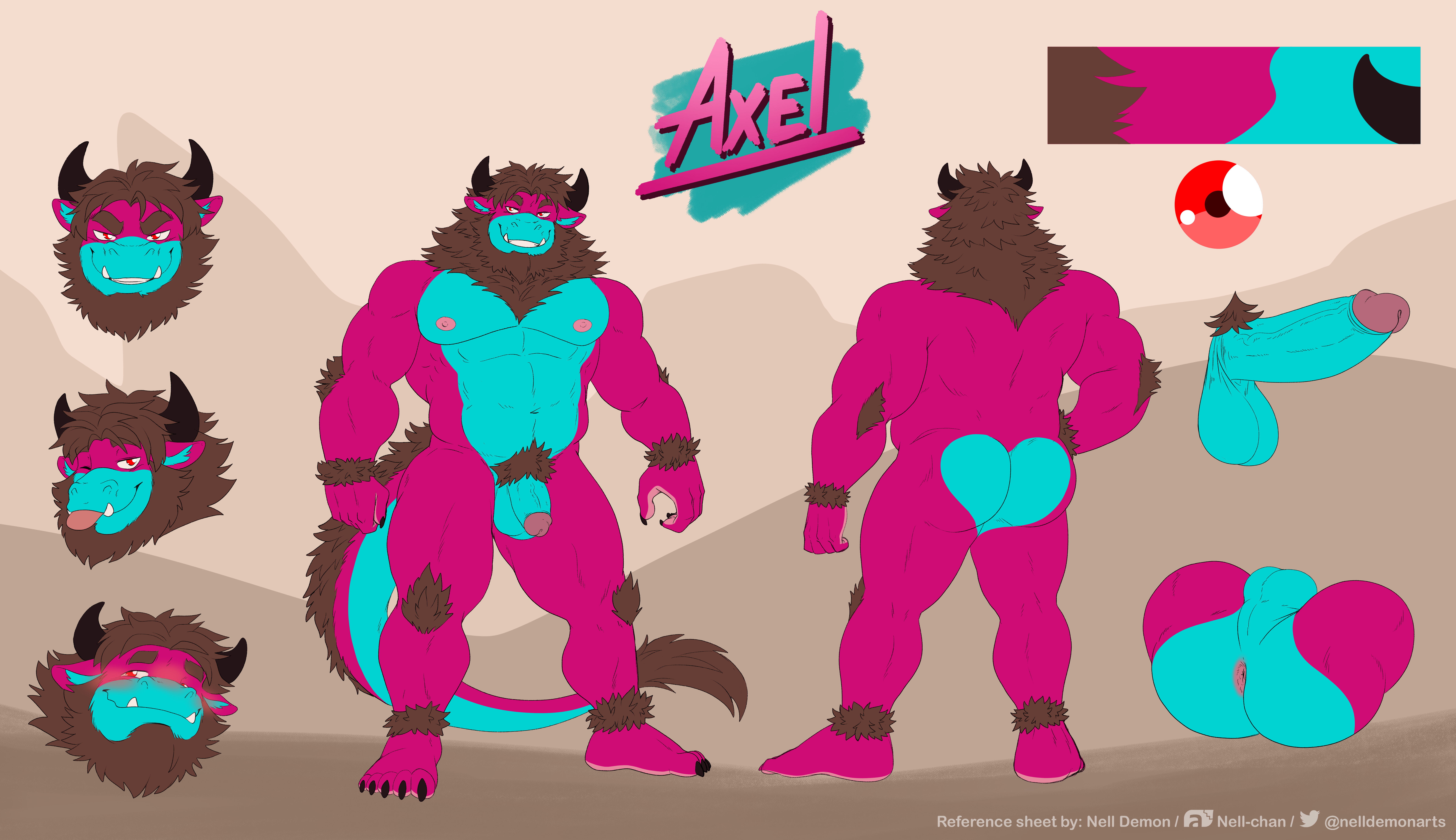 Axel (Lazydergenboi) Rule 34 Image