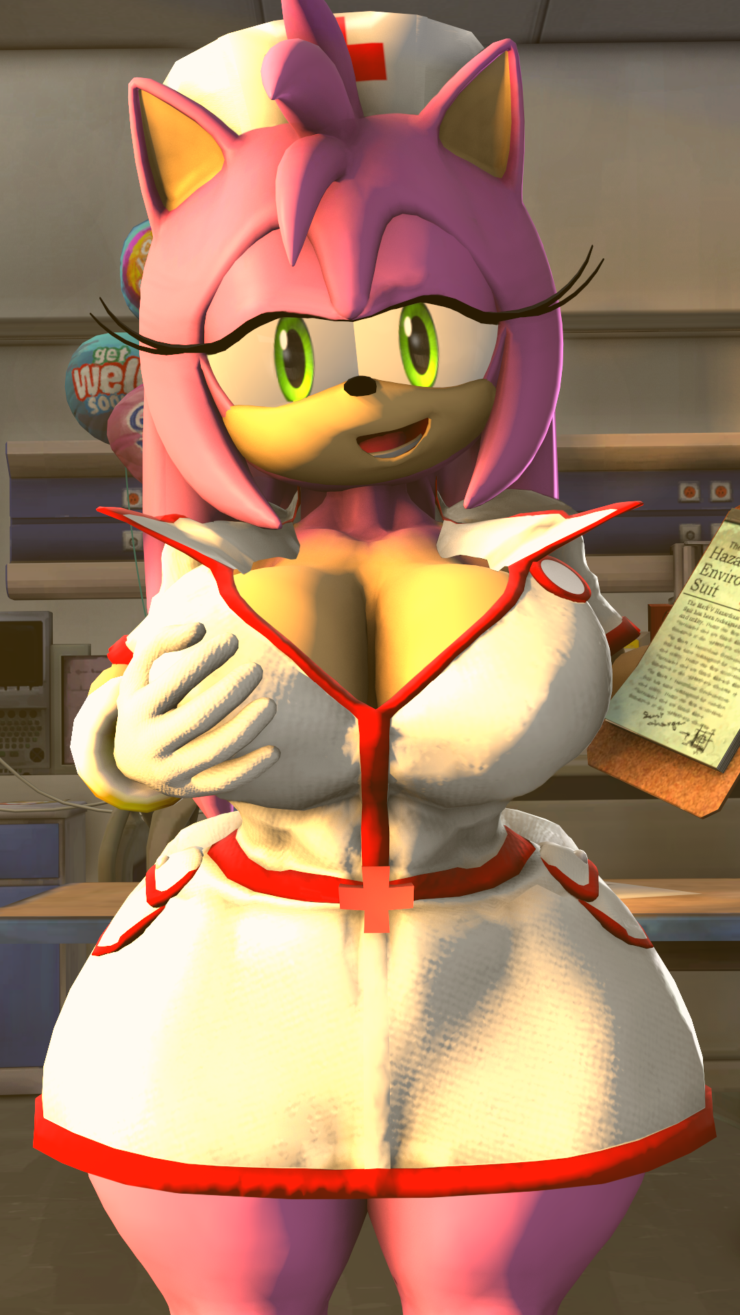 Amy Rose (Sonic (Series)) Rule 34 Image