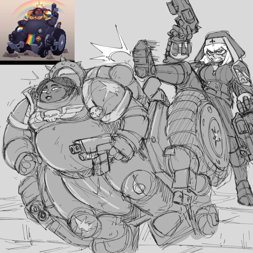 Adepta Sororitas (Warhammer 40k) Rule 34 Image