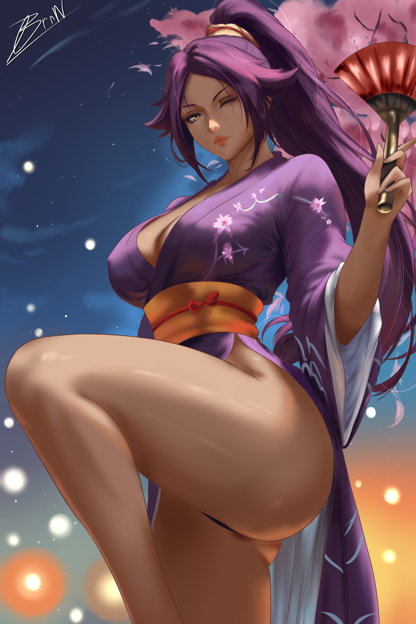 Shihouin Yoruichi (Bleach) Rule 34 Image