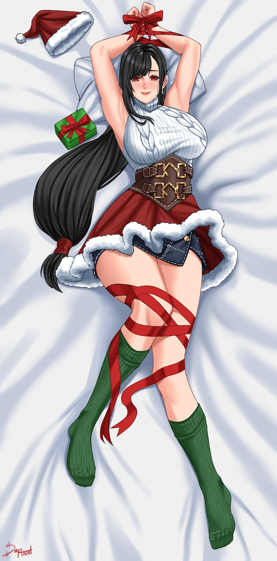 Tifa Lockhart (Christmas) Rule 34 Image