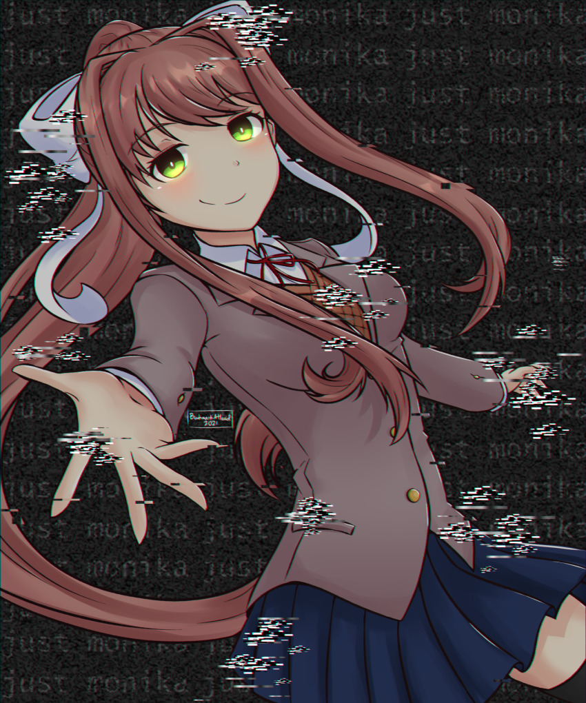 Monika (Doki Doki Literature Club) Rule 34 Image