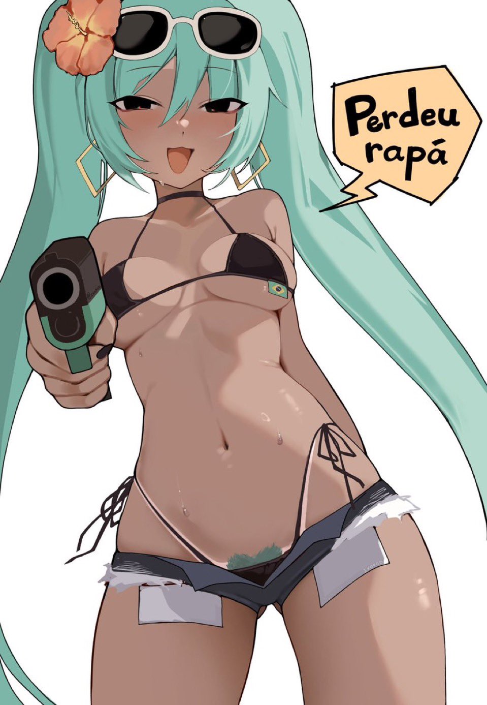 Brazilian Miku (Vocaloid) Rule 34 Image