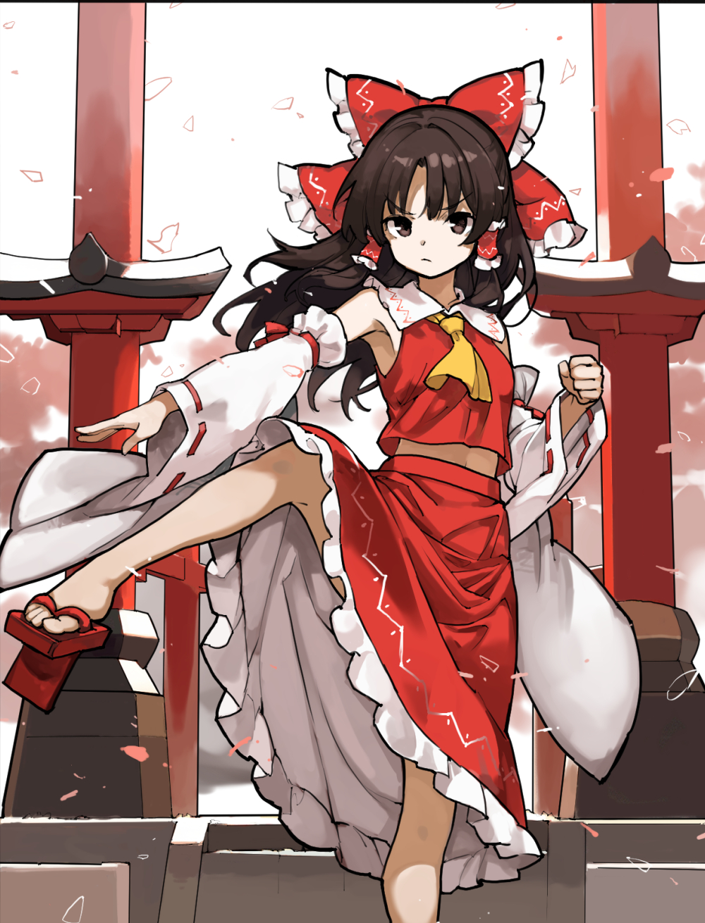 Hakurei Reimu (Touhou) Rule 34 Image