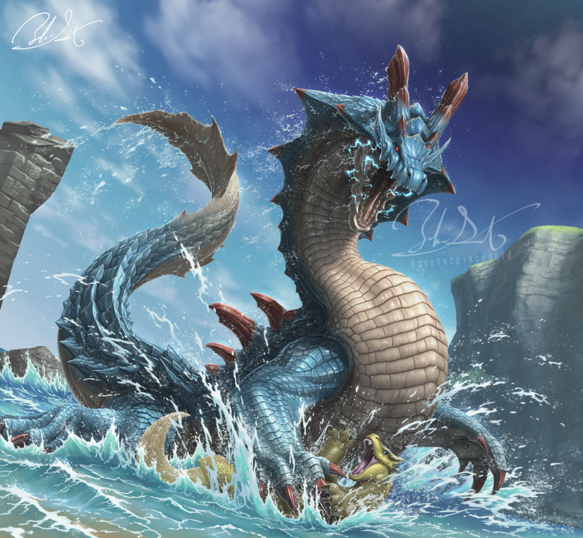 Lagiacrus (Monster Hunter (Series)) Rule 34 Image