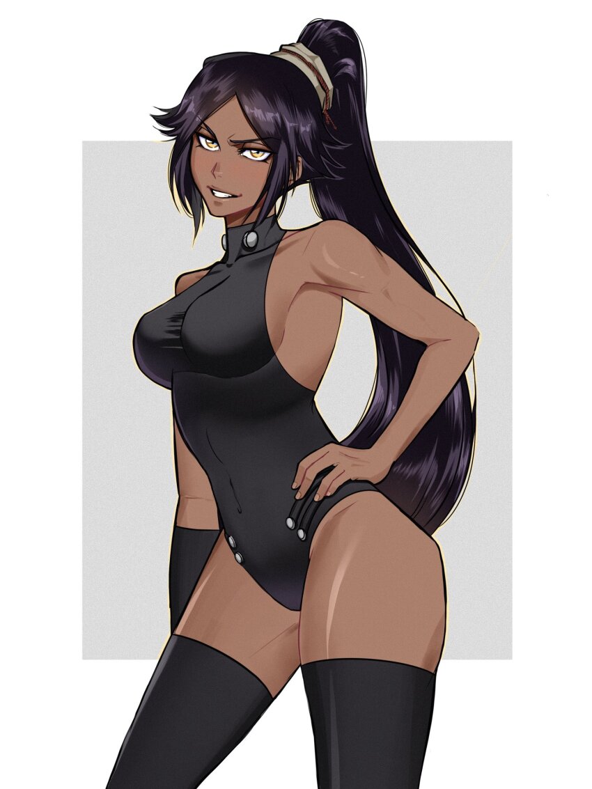 Shihouin Yoruichi (Bleach) Rule 34 Image