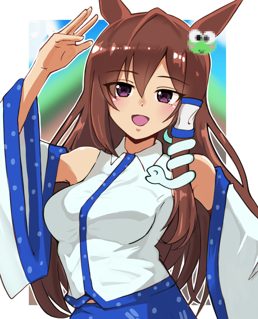 Kochiya Sanae (Kero Kero Keroppi) Rule 34 Image
