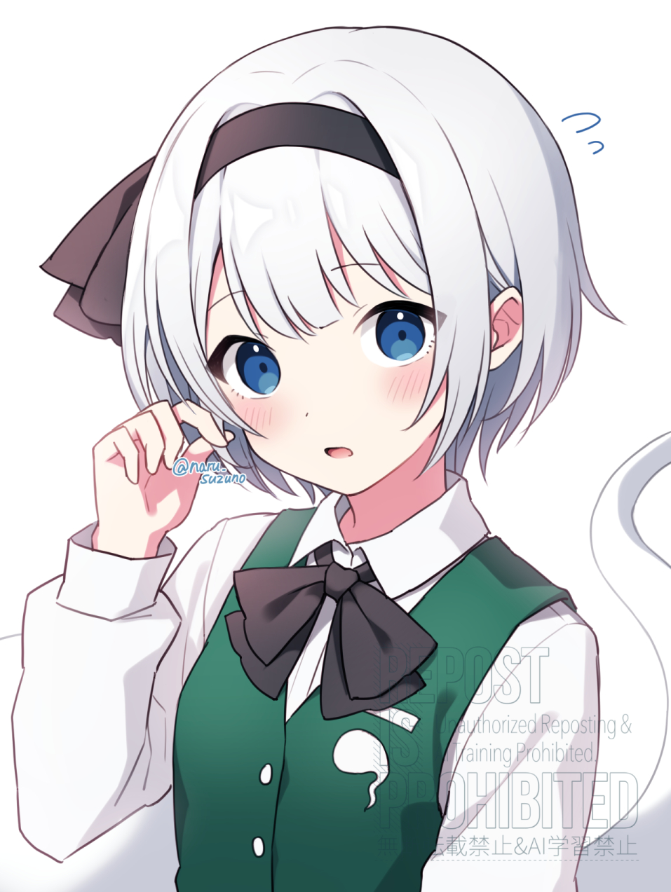 Konpaku Youmu (Touhou) Rule 34 Image