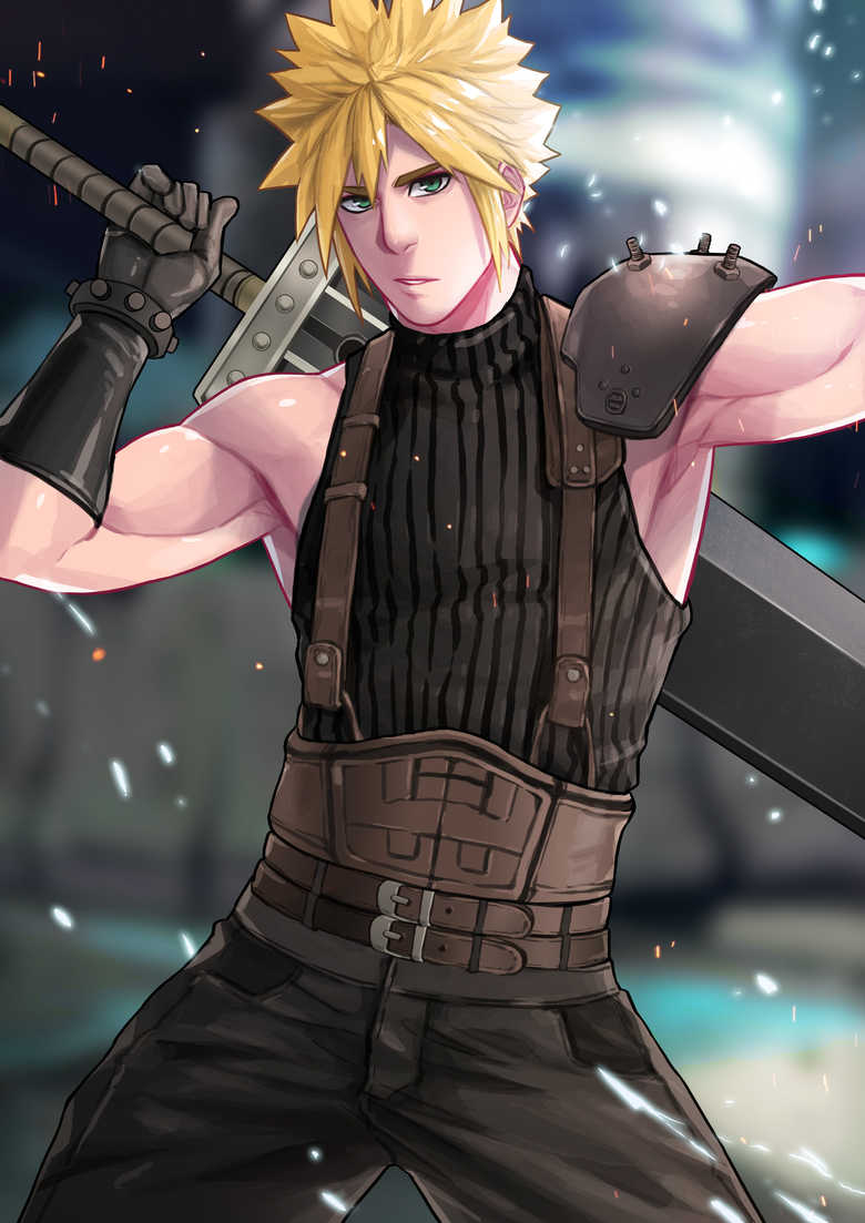 Cloud Strife (Final Fantasy) Rule 34 Image