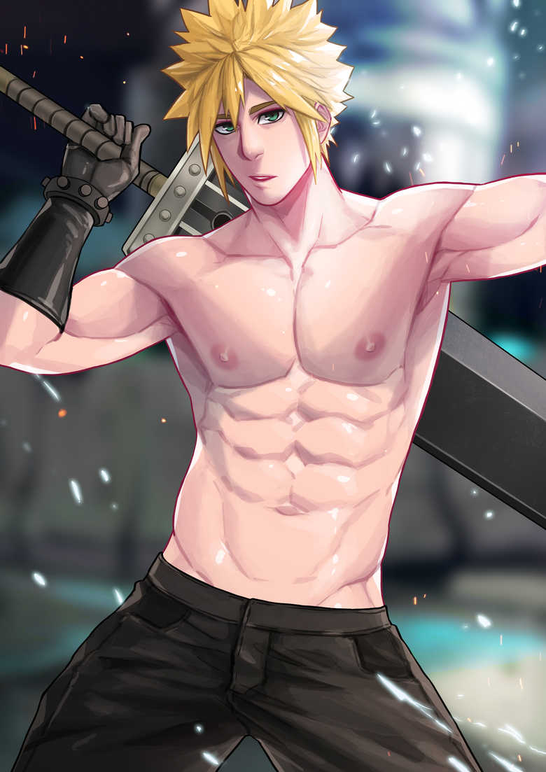 Cloud Strife (Final Fantasy) Rule 34 Image