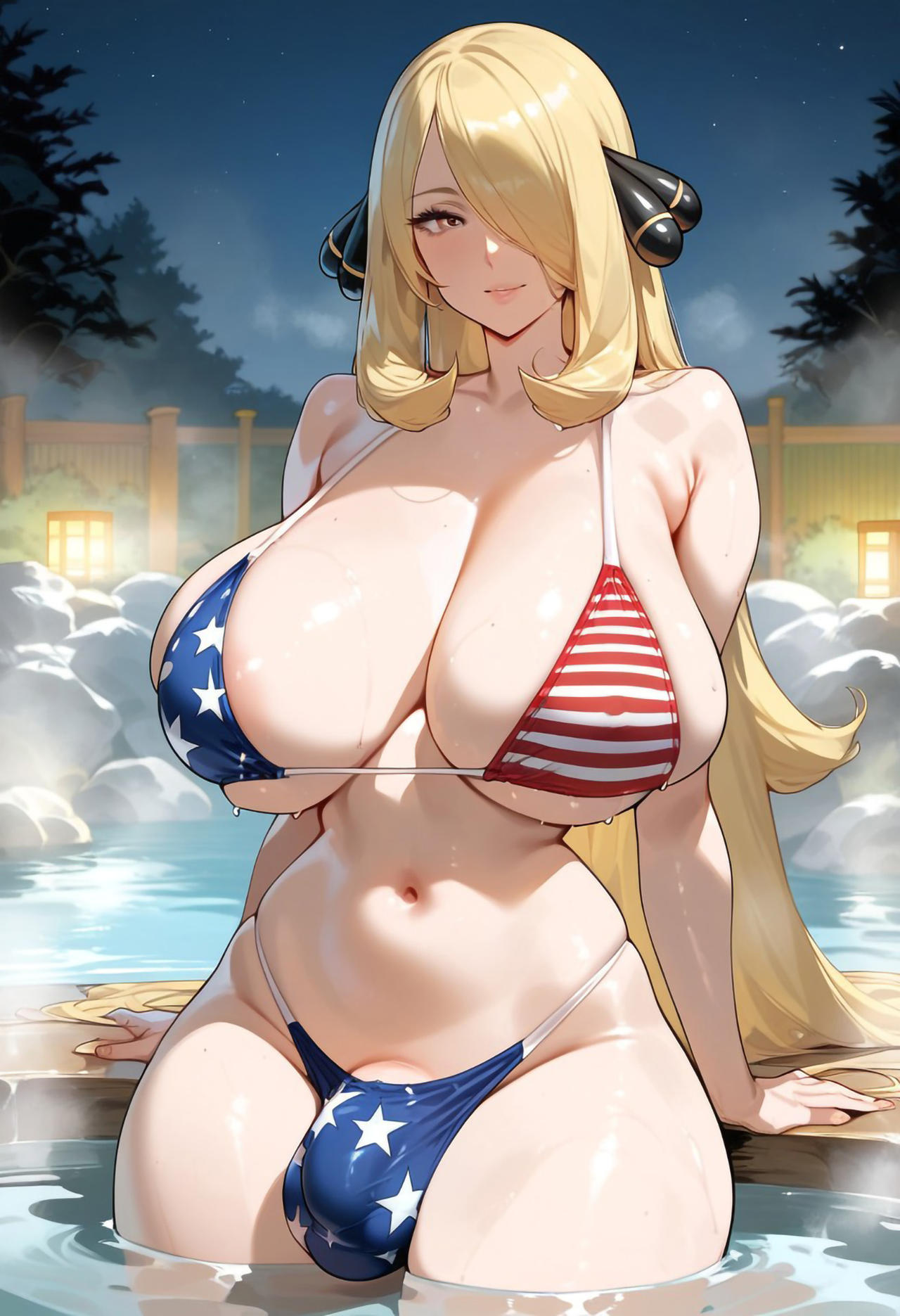 Cynthia (Pokemon) Rule 34 Image