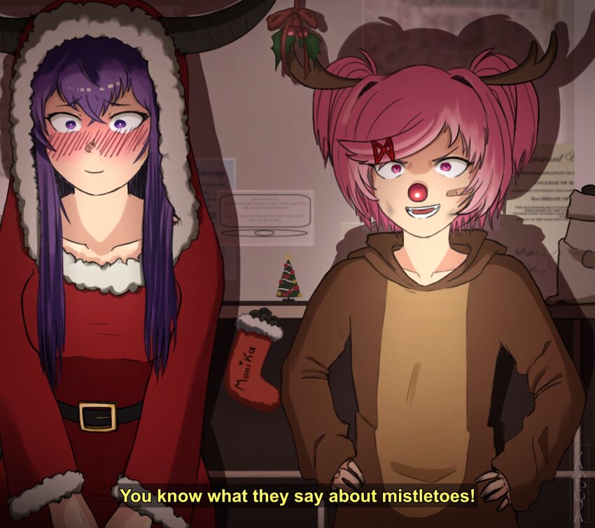 Natsuki (Doki Doki Literature Club) Rule 34 Image