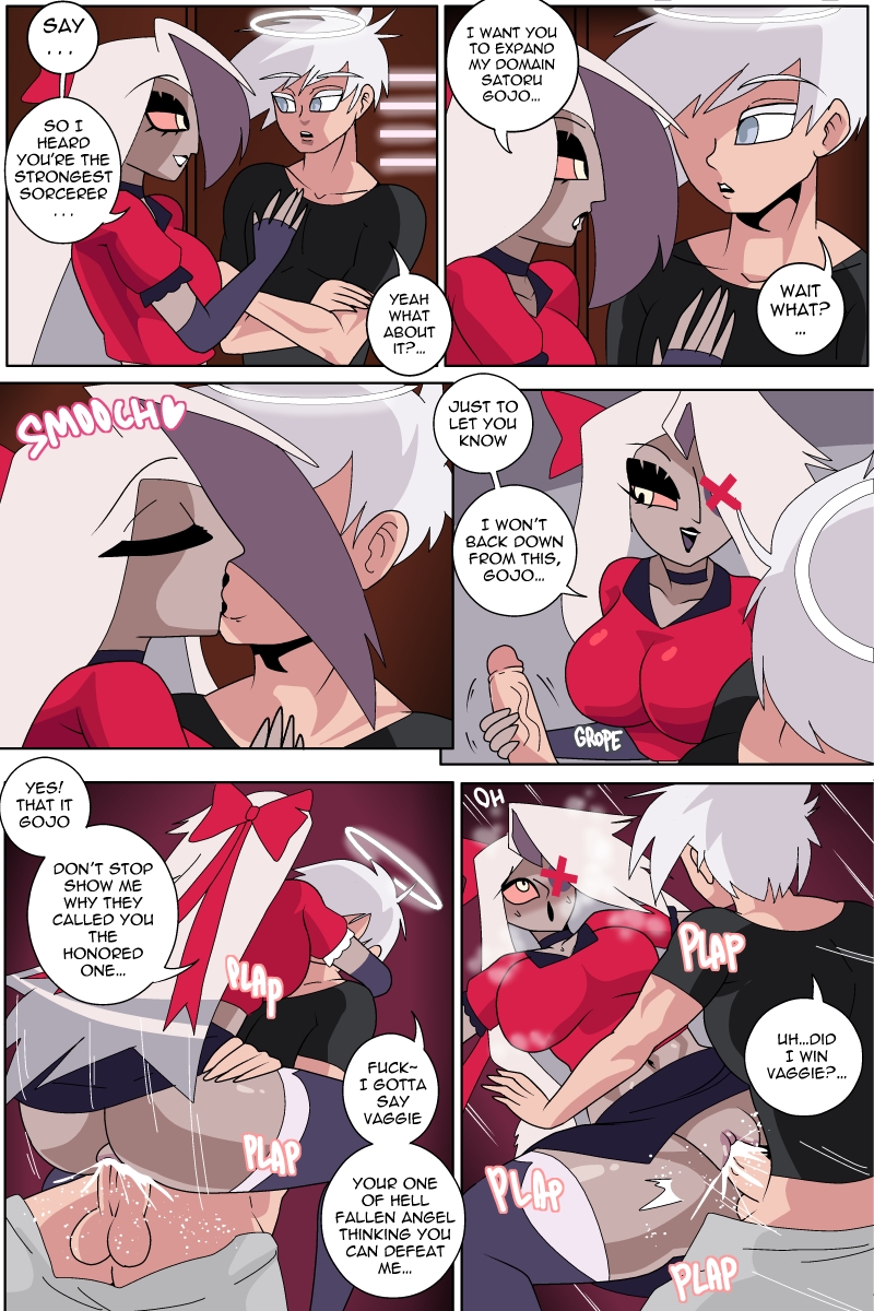 Satoru Gojo (Hazbin Hotel) Rule 34 Image