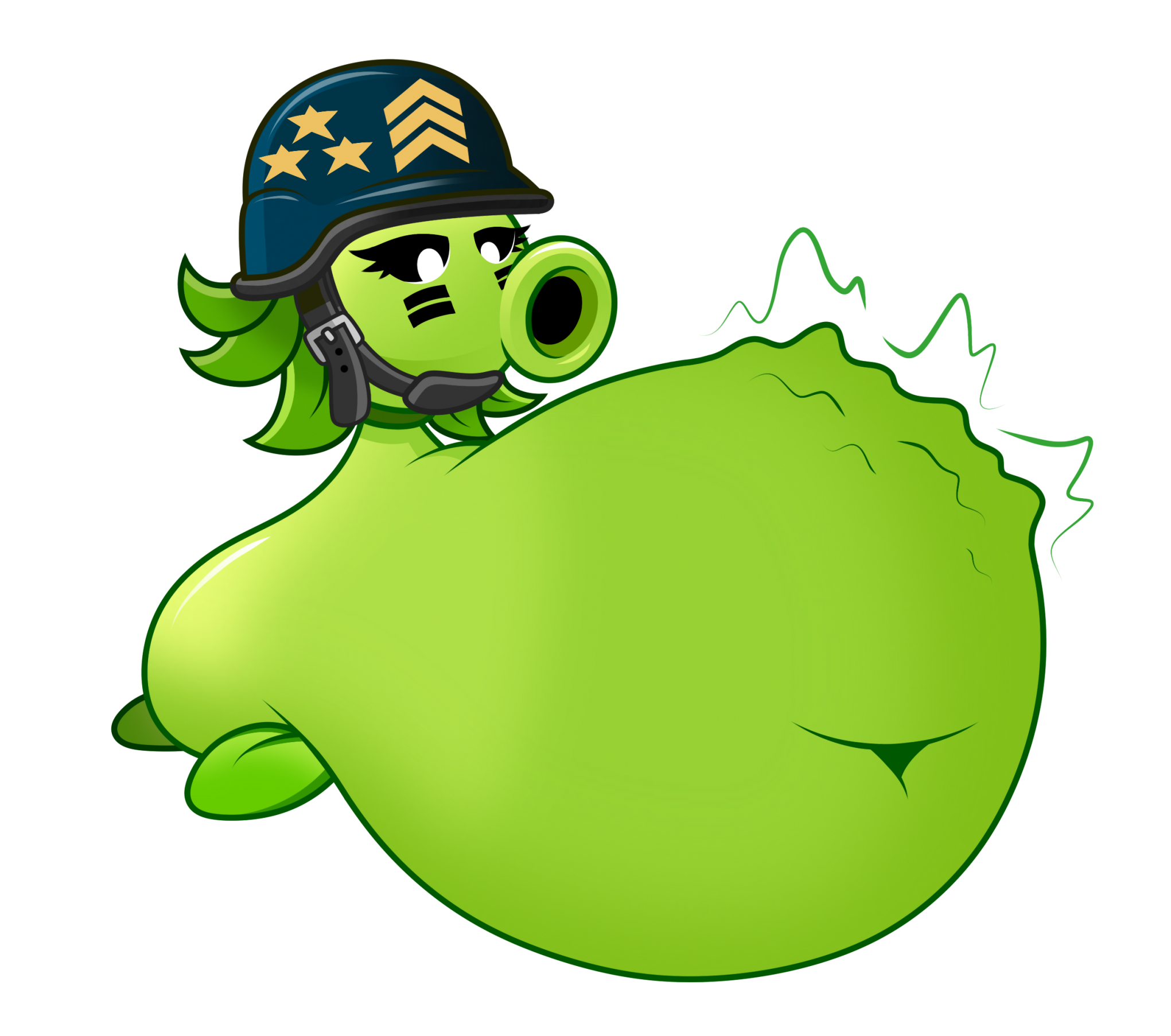 Gatling Pea (Pvz) Rule 34 Image